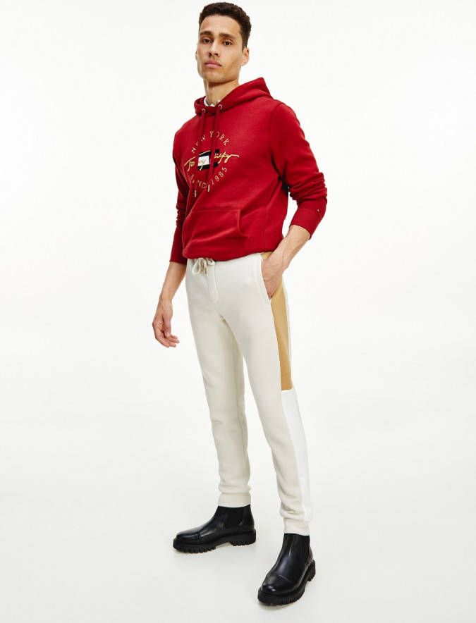Tommy Hilfiger Icoon colorblock joggingsbrok , Beige, Heren