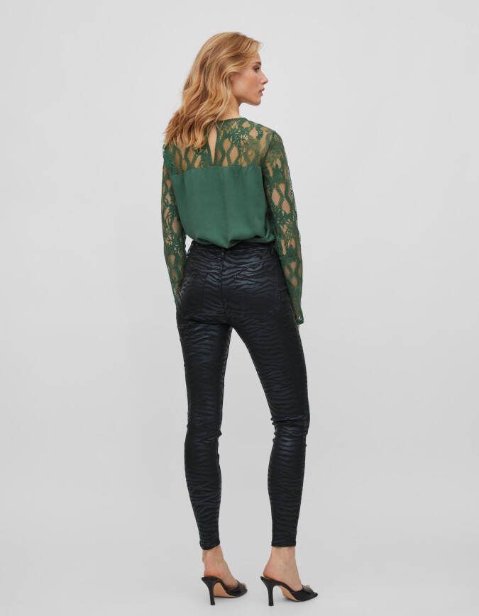 Vila Visib commit rw coated jeggings