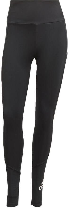 Adidas Badge of Sport Logo Legging Dames Black/Black/White Dames
