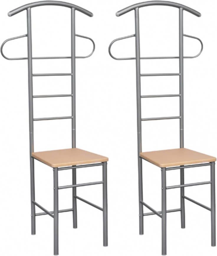 vidaXL Dressboy Valet(set van 2 )