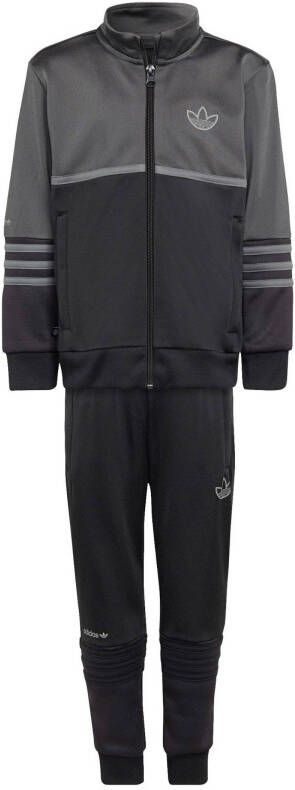 Adidas Originals Adicolor trainingspak antraciet/grijs