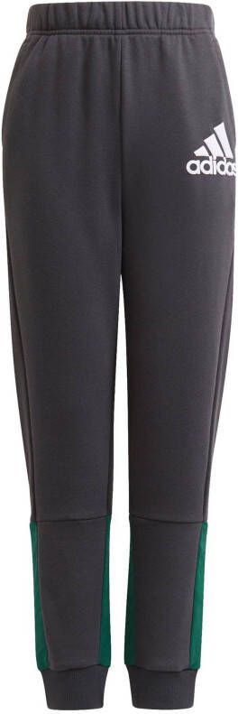 Adidas Performance joggingbroek antraciet/donkergroen/wit