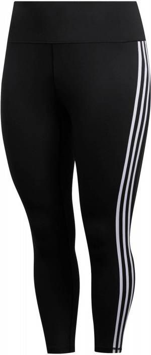 Adidas Performance Plus Size Believe This 2.0 7/8 sportlegging zwart/wit