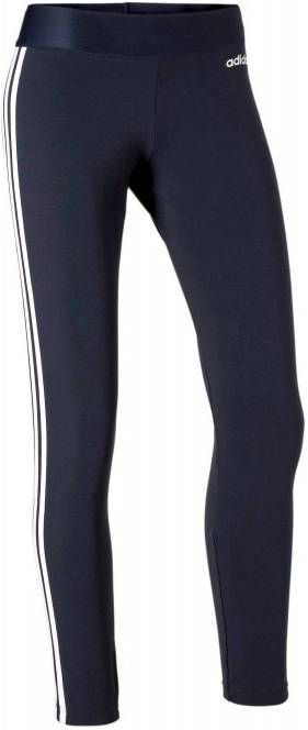 adidas Performance sportlegging donkerblauw/wit