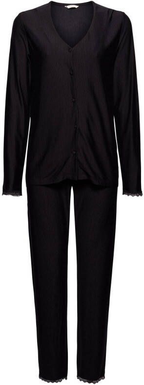 ESPRIT Women Bodywear pyjama zwart
