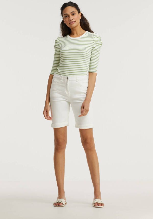 ESPRIT Women Casual skinny bermuda 110 white