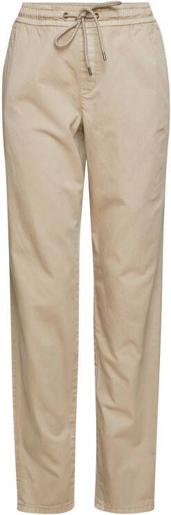 ESPRIT Women Casual straight fit broek beige