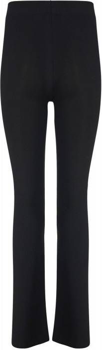 Jill & Mitch by Shoeby high waist flared broek Ribby zwart