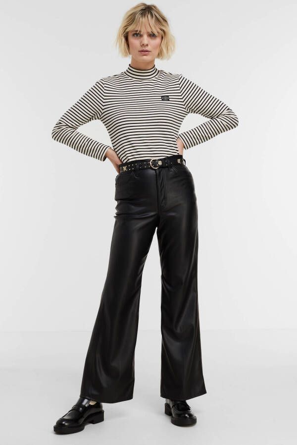 Levi's 70s High Flare high waist flared fit broek van imitatieleer