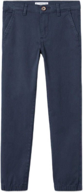 Mango Kids Slim fit broek met elastiek aan de onderkant