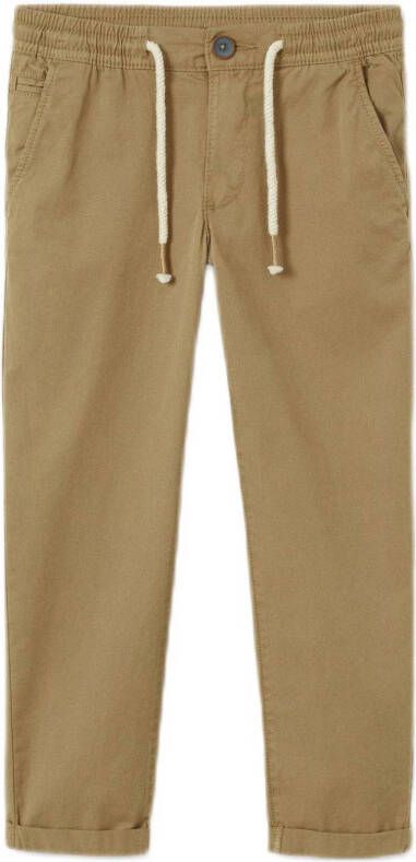 Mango Kids Rechte broek met elastische tailleband