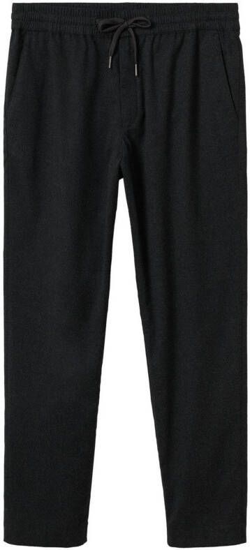 Mango Cervino straight fit pantalon met trekkoord