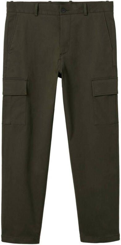 Mango Faito straight fit cargobroek in lyocellblend