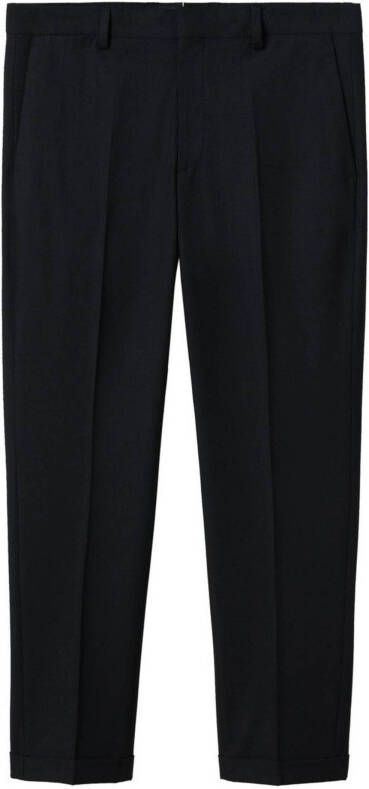 Mango Boston slim fit cropped pantalon met steekzakken