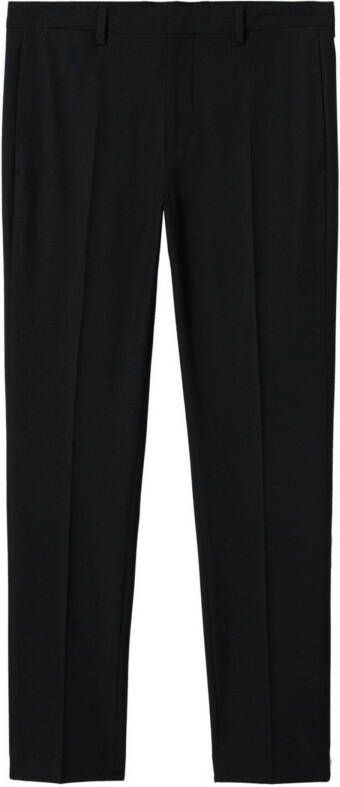 Mango Man super skinny pantalon van gerecycled polyester zwart