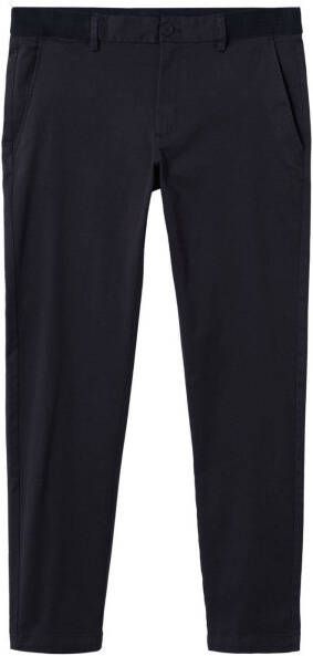 Mango Prato tapered fit chino met trekkoord en steekzakken