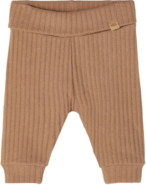 NAME IT BABY newborn baby regular fit broek NBMBERTIL bruin