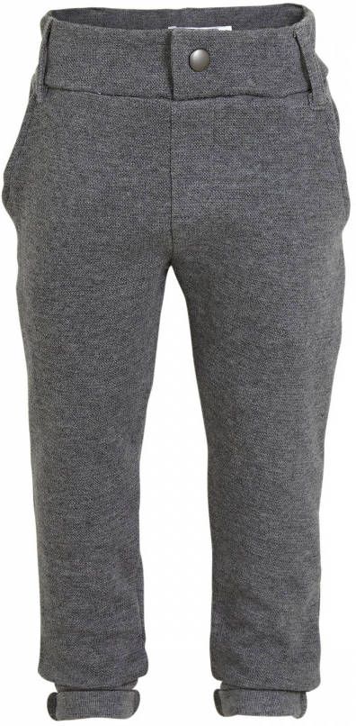 name it ! Jongens Lange Broek Maat 104 Grijs Katoen/polyester