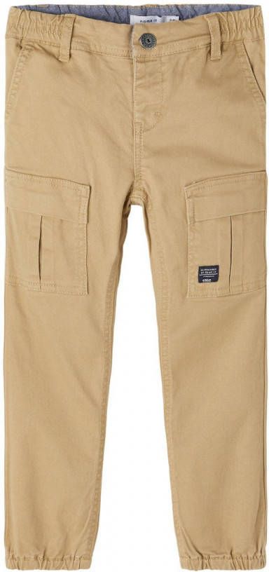 NAME IT MINI regular fit broek NMMBOB beige