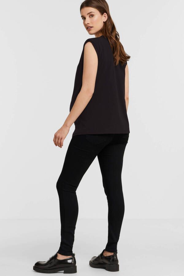 ONLY MATERNITY skinny zwangerschaps jegging OLMRAIN zwart