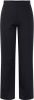 PIECES high waist wide leg broek PCOTINE van gerecycled polyester zwart online kopen
