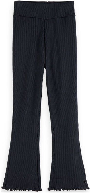 Scotch & Soda Flared fit legging in biologisch katoenblend