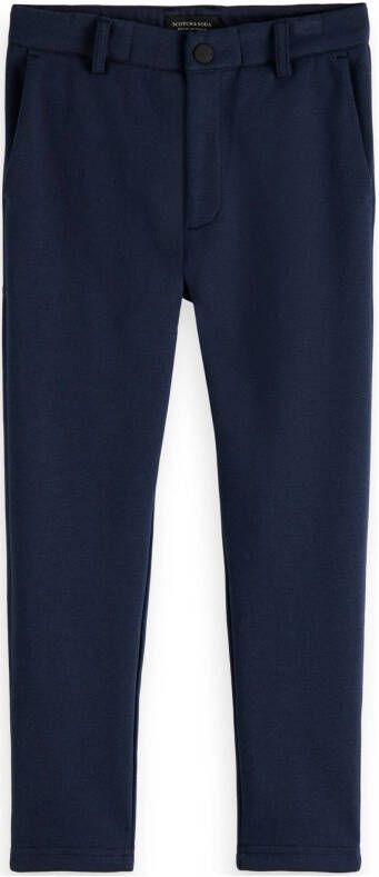 Scotch & Soda slim fit broek donkerblauw