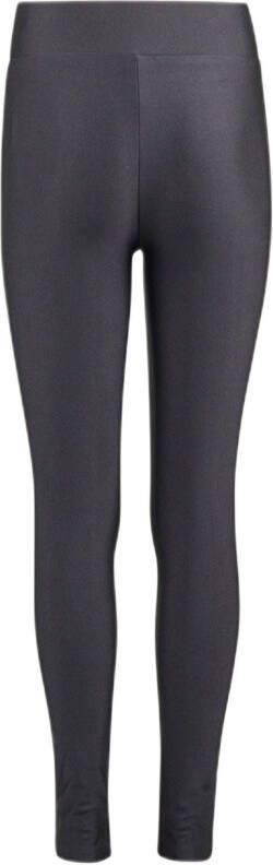 Shoeby Jill & Mitch coated high waist skinny broek Shiny Tregging zwart