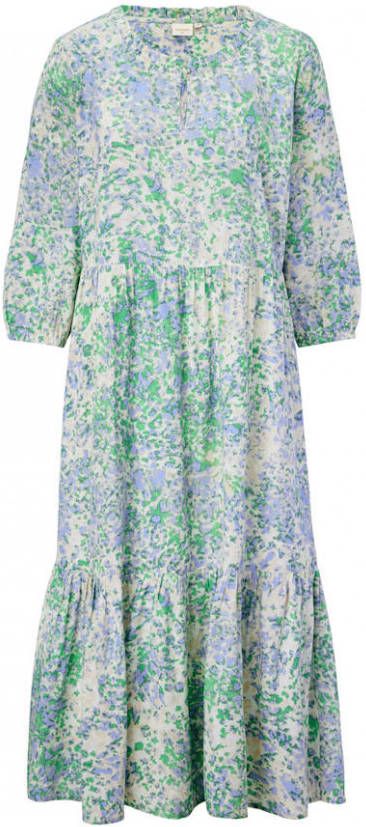 Cream DaisyCR Flounce Dress Kim Fit , Groen, Dames