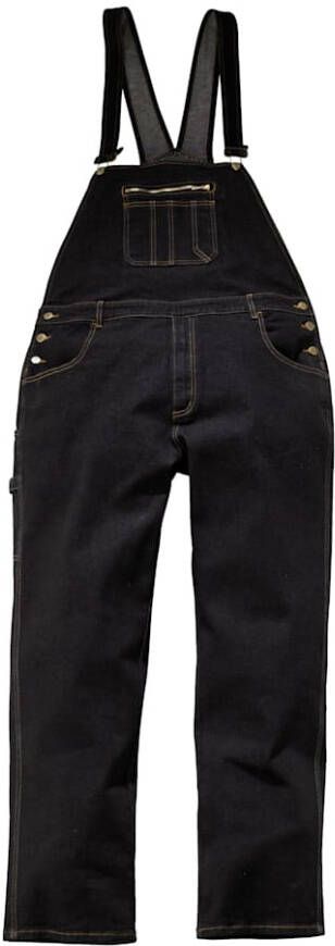 John F. Gee Spijkertuinbroek Comfort Fit Black stone