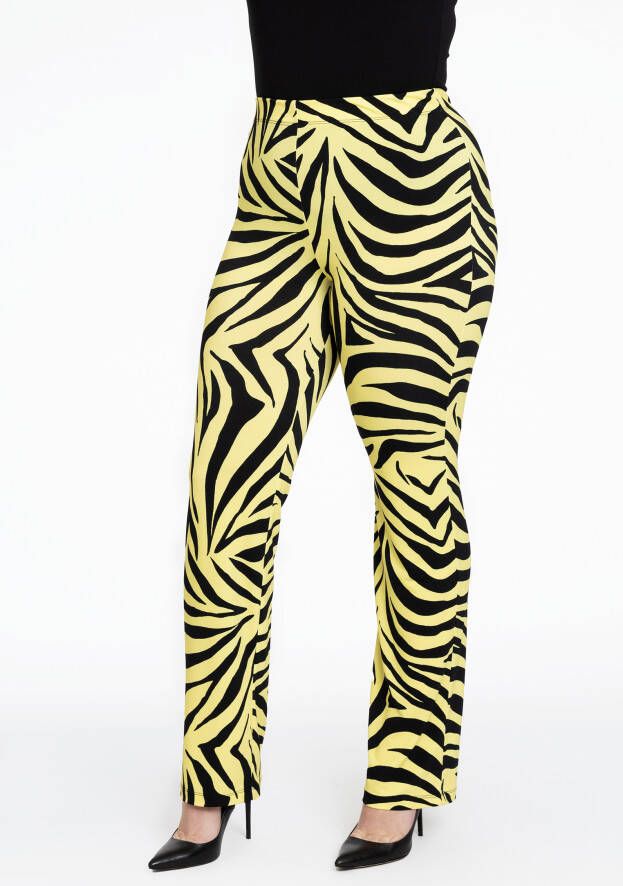 Loretta's Favourites Tregging ZEBRA 38/40 yellow